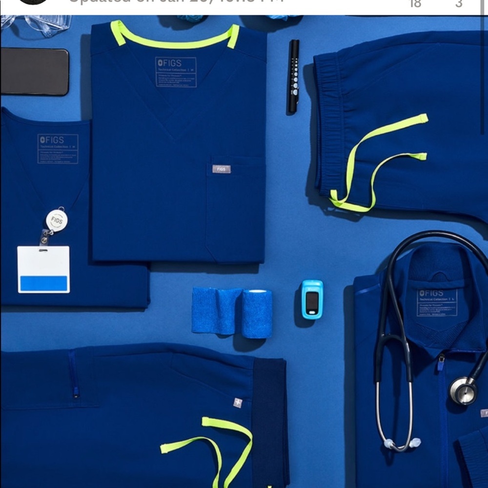 Figs top and bottom electric blue